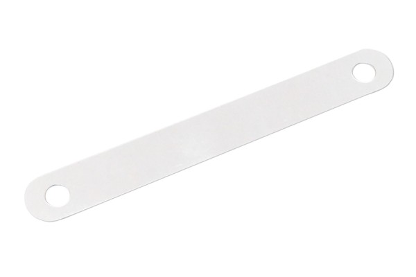 Kunststof afdekstrips, 95 x 12 mm, transparant