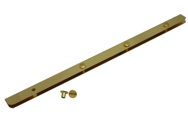 Menukaartrails A4, vermessingd, perforatie 80/80/80 mm, incl. schroeven
