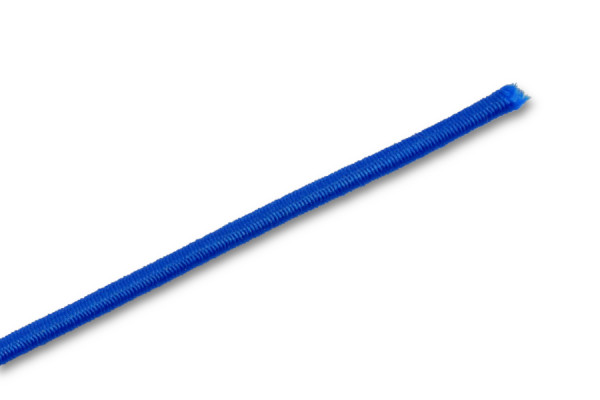 Elastische koorden op maat gesneden, middenblauw