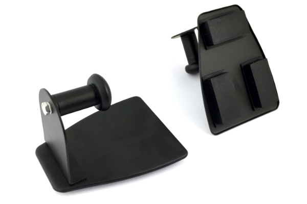Magnetische papierrolhouder, 2-delig, zwart