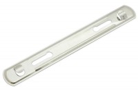 Haakafdeklijsten<br> voor spiraalveren,<br> 137 x 18 mm, vertind