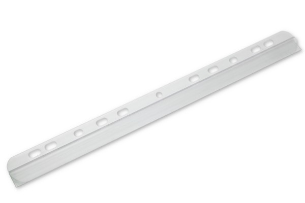Klemstrips met bevestigingslip, 3-4 mm-opname, transparant