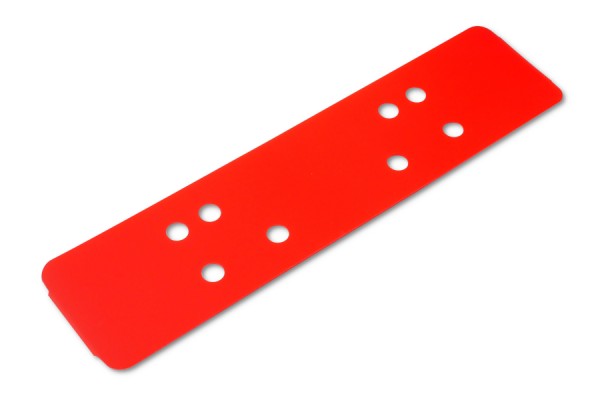 Universele afhechtstrips van kunststof, rood
