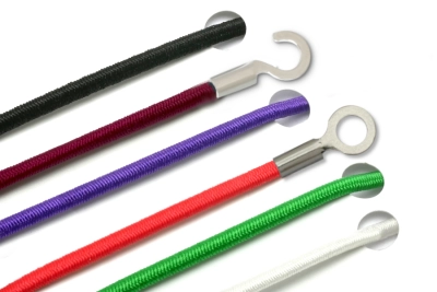 Elastische koorden met kabelklemmen
