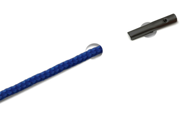PP-koorden met Splitpennen, blauw