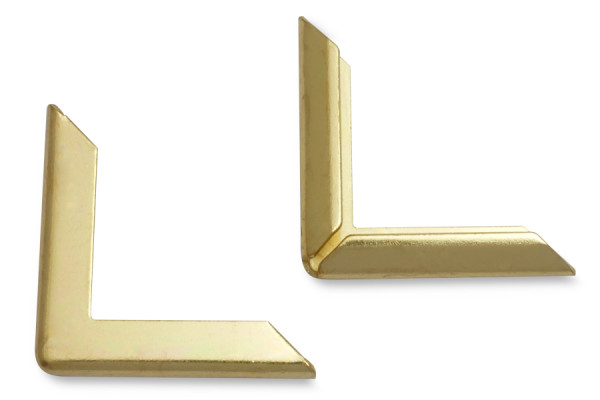 Boekhoeken, gepassiveerd, 22 mm zijlengte, 3 mm zetting