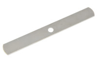 Plaat voor Collectiehaken,<BR> 100 mm, vernikkeld