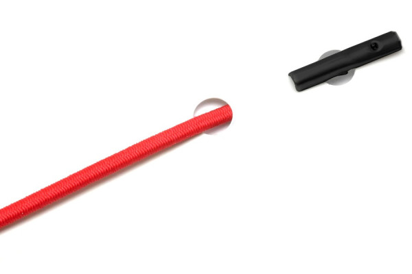 Elastische koorden met Splitpennen, rood