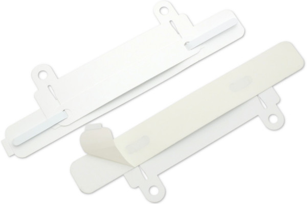SK-hechtmechanismen, met afhechtmechanisme, 150 x 20 mm, wit
