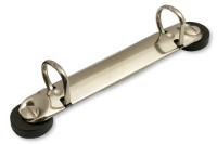 Magnetische ringbandmechanieken,<BR> DIN A4 / A5,<BR> D-vorm, met 2 ringen
