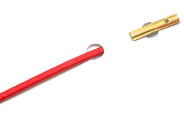 Elastische koorden met Splitpennen, rood