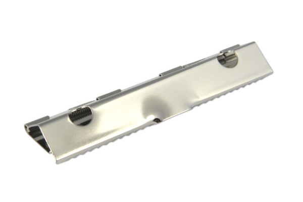 Blokklemmen, 100 mm breed, vernikkeld