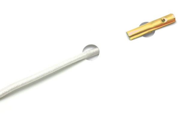 Elastiekjes met Splitpennen, wit