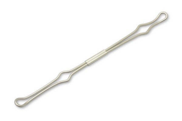 Draadklemmen, smalle insteek, 150 mm, vernikkeld
