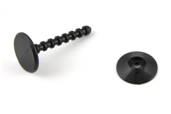 Bindestifte für Musterkollektionen schwarz 45 mm