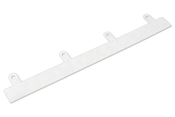 Afhechtmechaniek, gesleufd, transparant, 280 mm