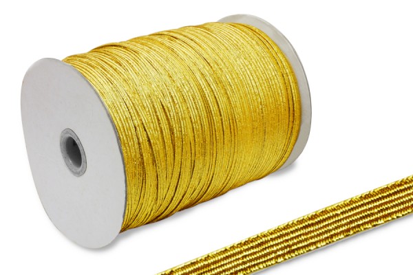 Plat rubber, op rol van 500 m, goud