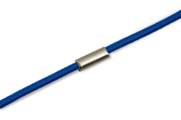 Elastiekjes gemonteerd op ring, blauw